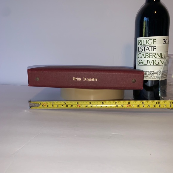 Vintage Tastevin Wine Register Book - Picture 4 of 14